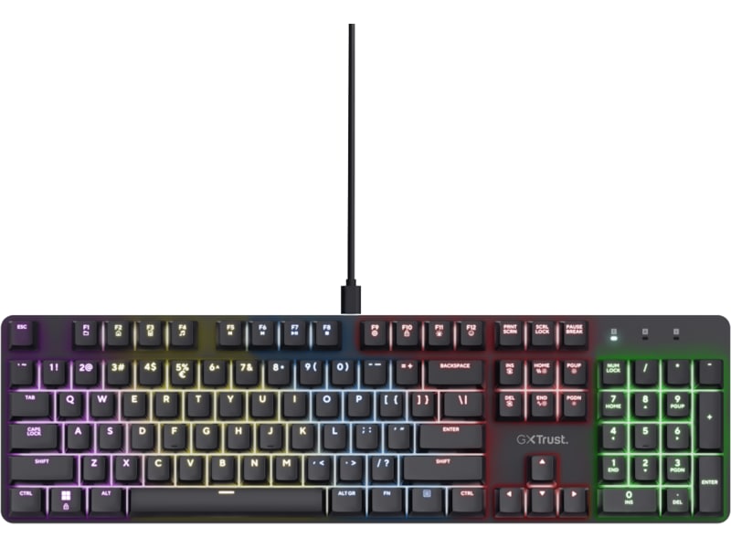 Trust GXT 871 Zora Mekanisk Gamingtastatur Gamingkeyboard