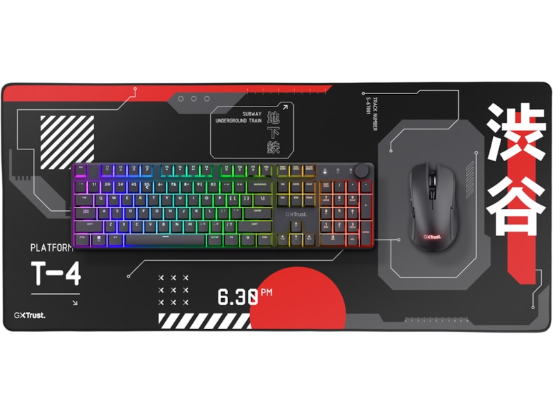 Trust GXT 759 XXL Gamingmusematte (japan sort) Gamingmusemåtte
