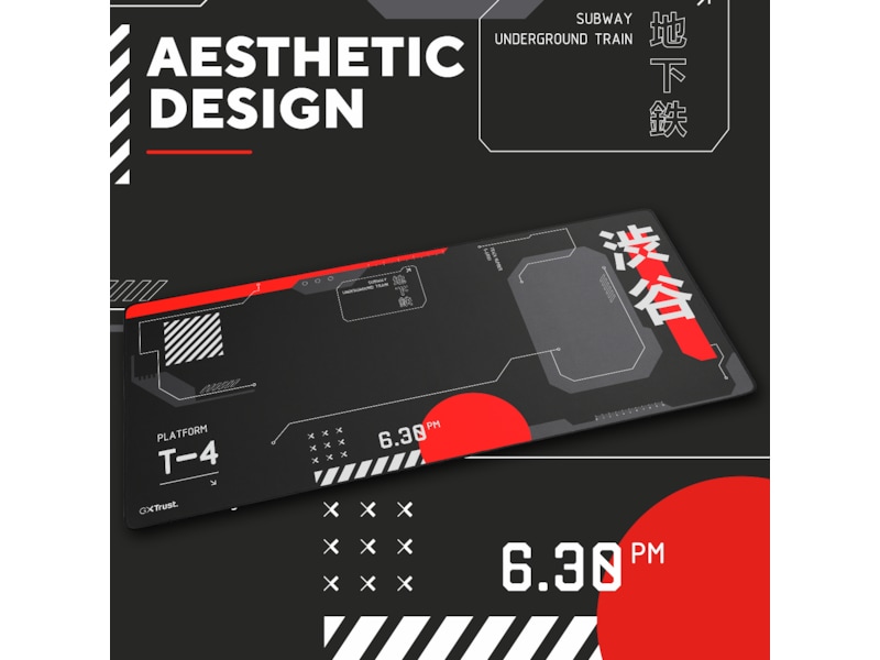 Trust GXT 759 XXL Gamingmusematte (japan sort) Gamingmusemåtte