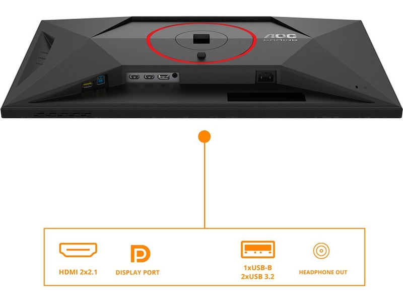 AOC 27" 4K gamingskærm U27G4R Gamingskærme