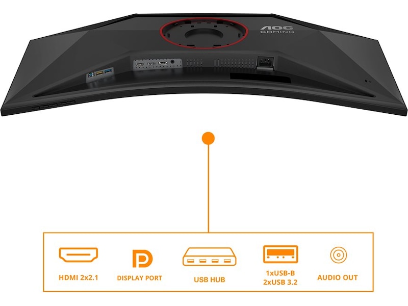 AOC 34" curved gamingskærm CU34G4Z Gamingskærme