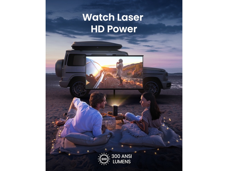 Anker Nebula Capsule 3 laserprojektor (sort) Projektorer