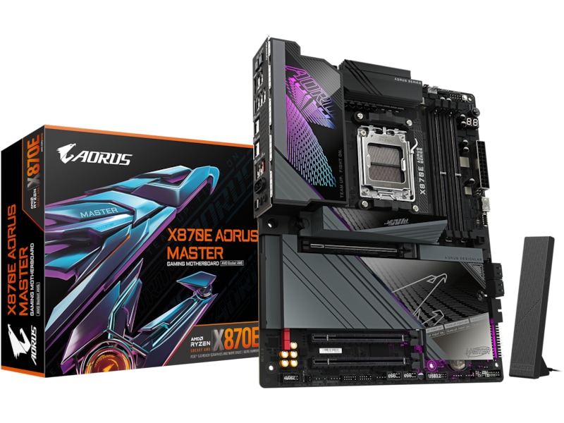 Gigabyte X870E AORUS MASTER Bundkort AMD Socket