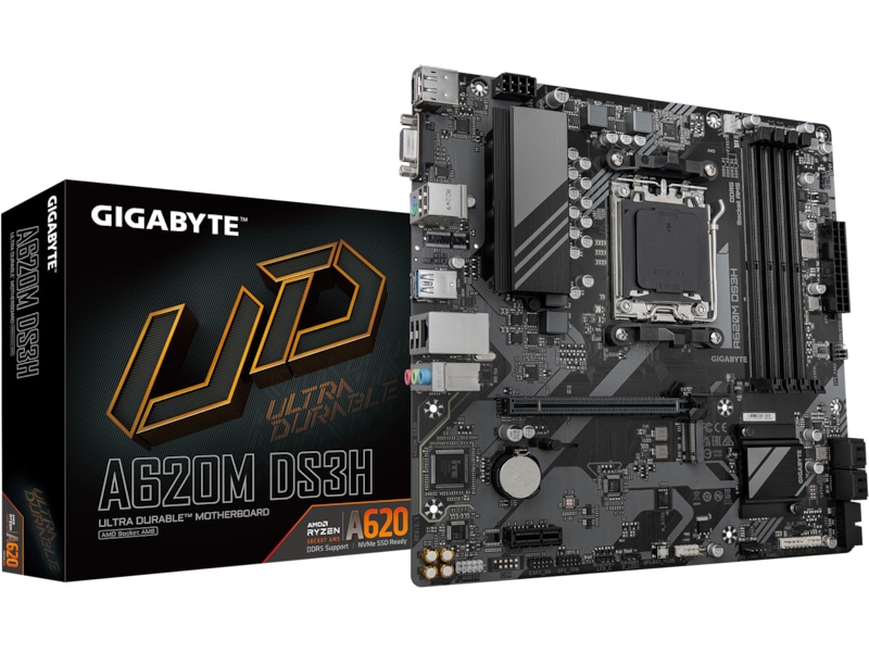 Gigabyte A620M DS3H Bundkort AMD Socket