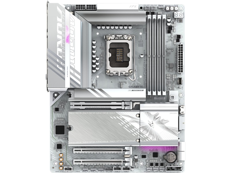 Gigabyte B860 AORUS ELITE WF7 ICE Bundkort Intel Socket