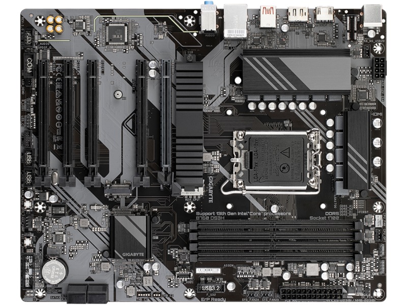 Gigabyte B760 DS3H Bundkort Intel Socket