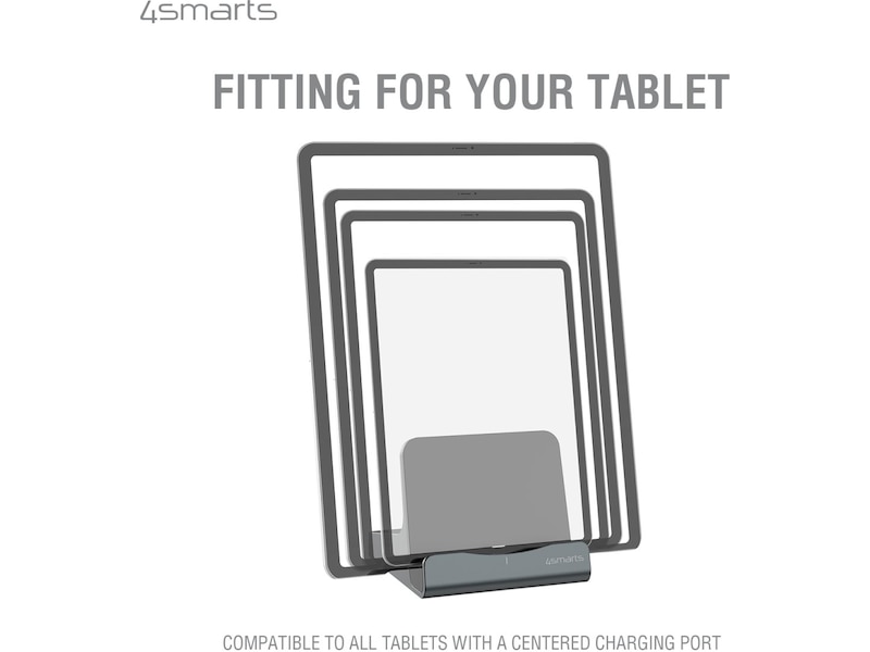 4smarts 60W USB-C opladningsstation (sort) Ladestation