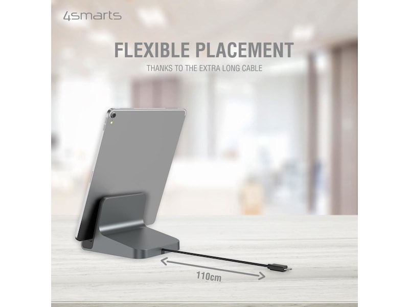4smarts 60W USB-C opladningsstation (sort) Ladestation