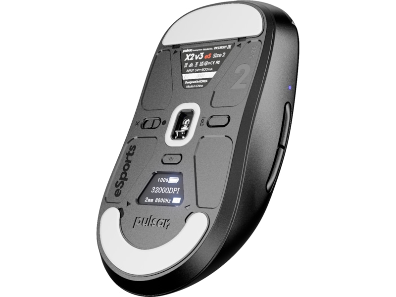 Pulsar X2 V3 eS Mini Trådløs Gamingmus (sort) Gamingmus