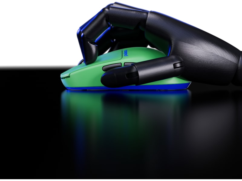 Pulsar X2 CrazyLight Trådløs Gamingmus (Aqua Zest) Gamingmus