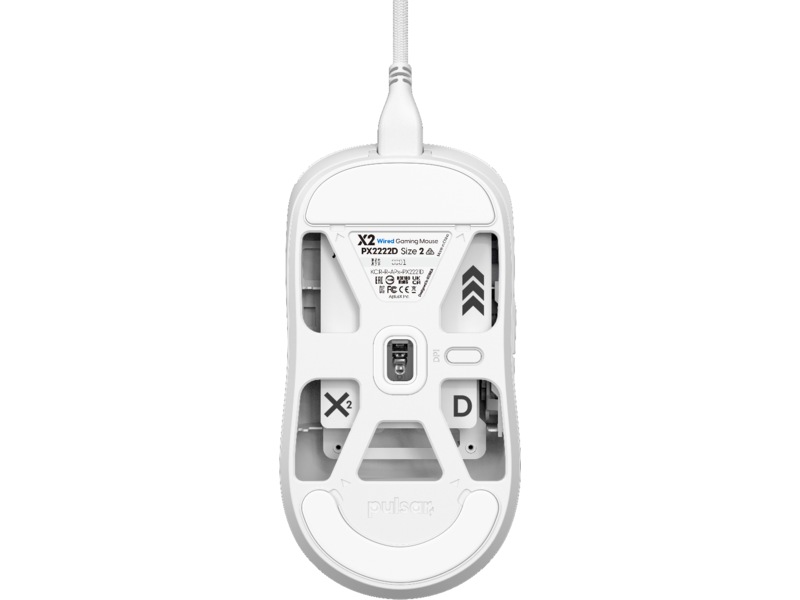 Pulsar X2 Gamingmus (hvidt) Gamingmus
