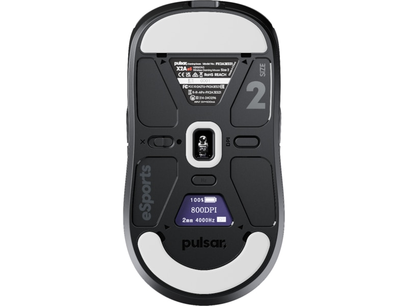 Pulsar X2A v3 eS Mini Trådløs Gamingmus (sort) Gamingmus