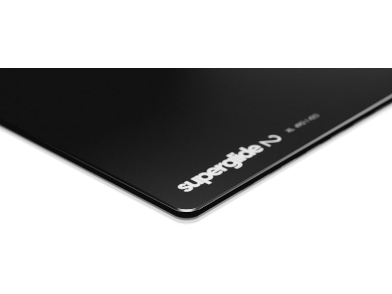 Pulsar Superglide Glass Musemåtte XL (sort) Gamingmusemåtte