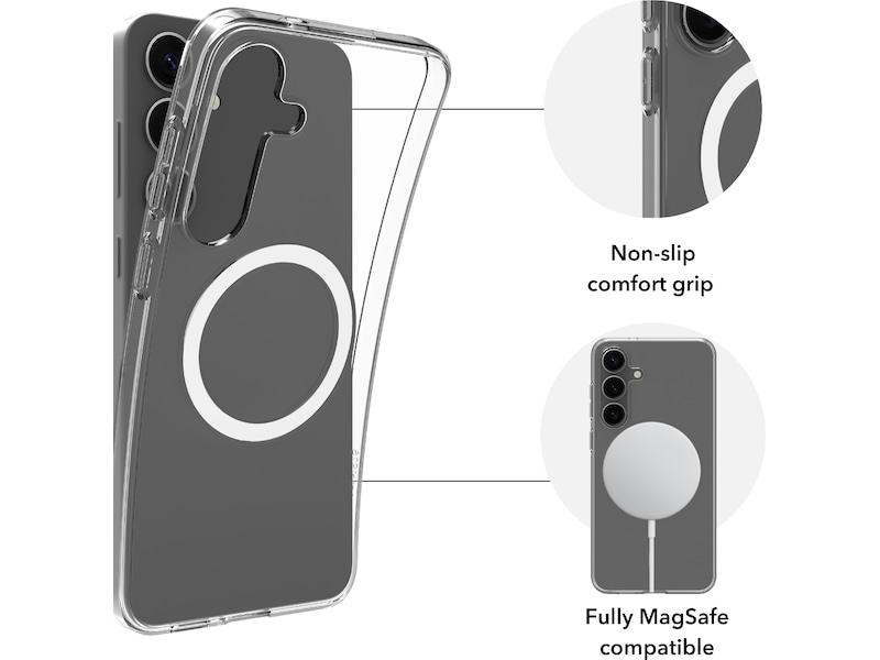 dbramante1928 Galaxy S25+ Greenland Pro Qi2 cover (gennemsigtig) Mobilcover