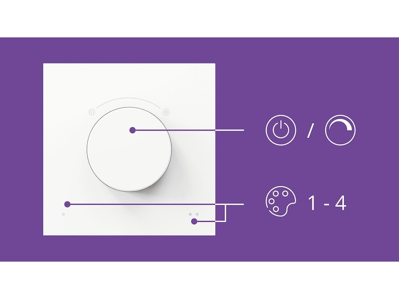 WiZ dial switch Kontakter, lysdæmpere & lyskontrol