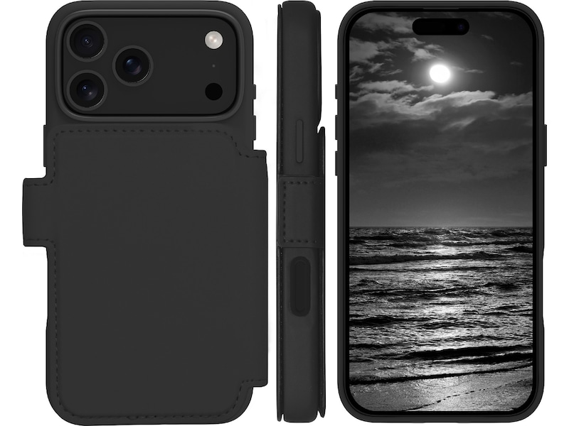 dbramante1928 iPhone 17 Pro Max Lynge 2-i-1 Wallet cover (midnight) Mobilcover