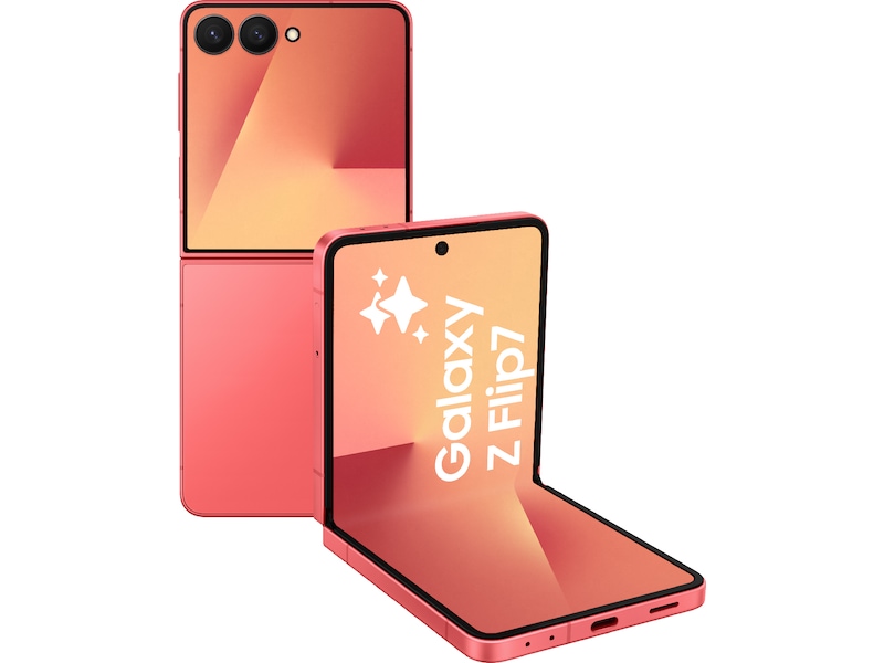 Samsung Galaxy Z Flip7 256GB (coral red) - Mobiltelefoner