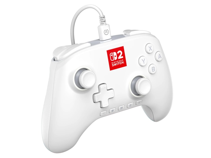 PowerA Advantage kontroller Nintento Switch 2 Lumectra White Tilbehør til spilkonsoller
