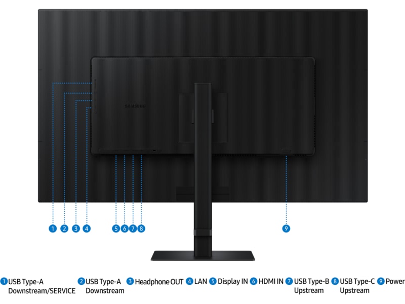 Samsung 37" ViewFinity S8 4K skærm S37D800UA Skærme