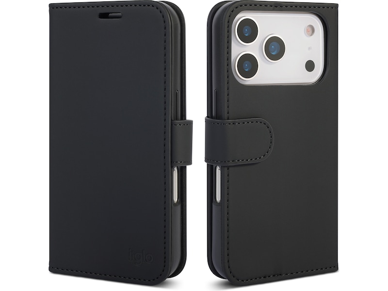 iiglo iPhone 17 Pro Wallet Cover (sort) Mobilcover