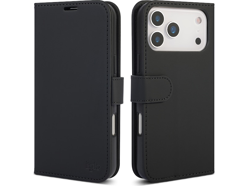 iiglo iPhone 17 Pro Max Wallet Cover (sort) Mobilcover