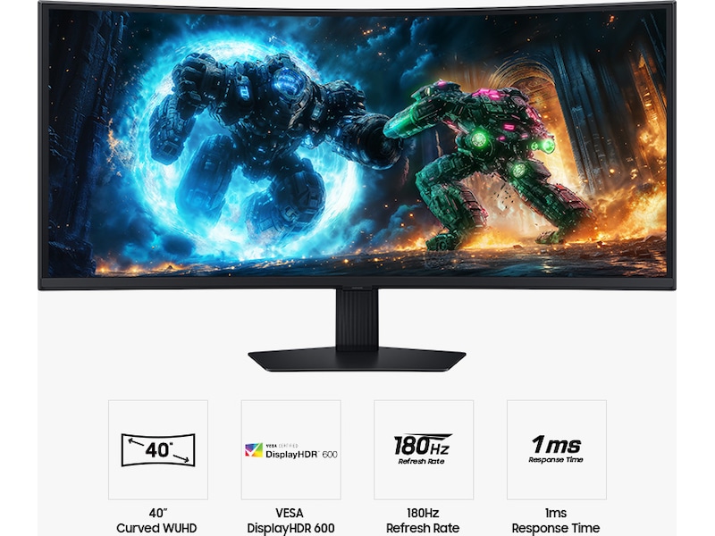 Samsung 40" curved gamingskærm Odyssey G7 S40FG75 Gamingskærme