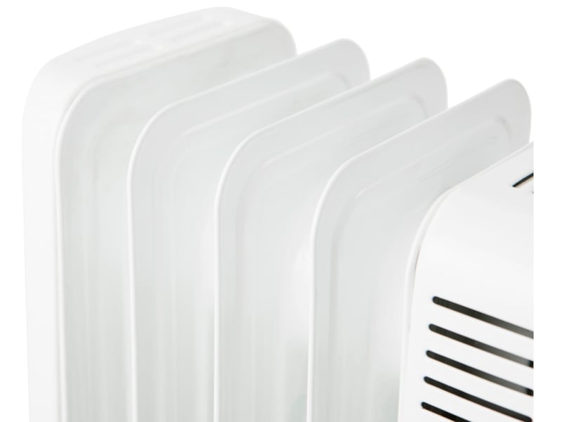 Adax Basic Nova 1000W olievarmer (hvid) Radiatorer