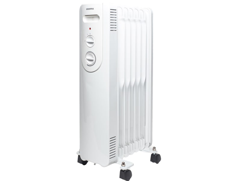 Adax Basic Nova 1500W olievarmer (hvid) Radiatorer