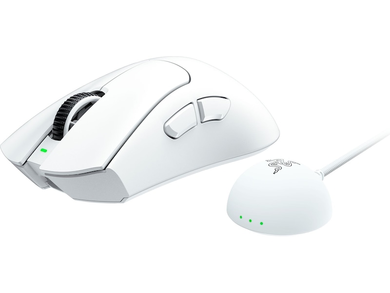 Razer DeathAdder V4 Pro trådløs gamingmus (hvid) Gamingmus