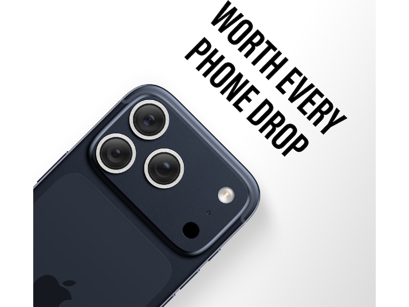 PanzerGlass iPhone 17 Pro / 17 Pro Max / 16 Pro / 16 Pro Max Hoops Linsebeskytter (glitter silver) Skærmbeskyttelse mobiltelefon