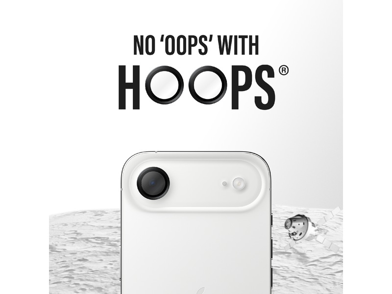 PanzerGlass iPhone Air Hoops Ceramic II Linsebeskytter Skærmbeskyttelse mobiltelefon