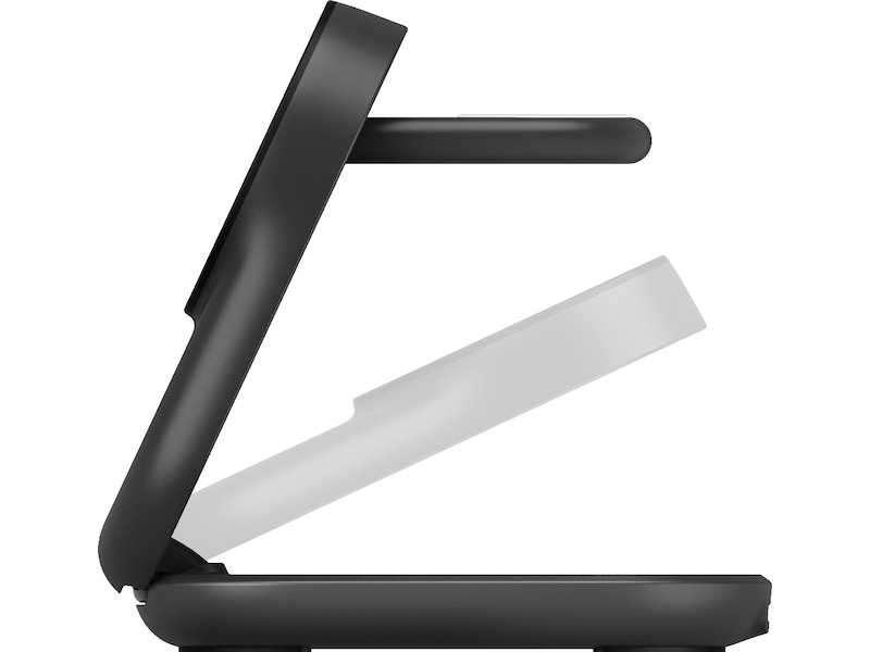 Belkin UltraCharge 3-i-1 Qi2 trådløs oplader (sort) Trådløs oplader