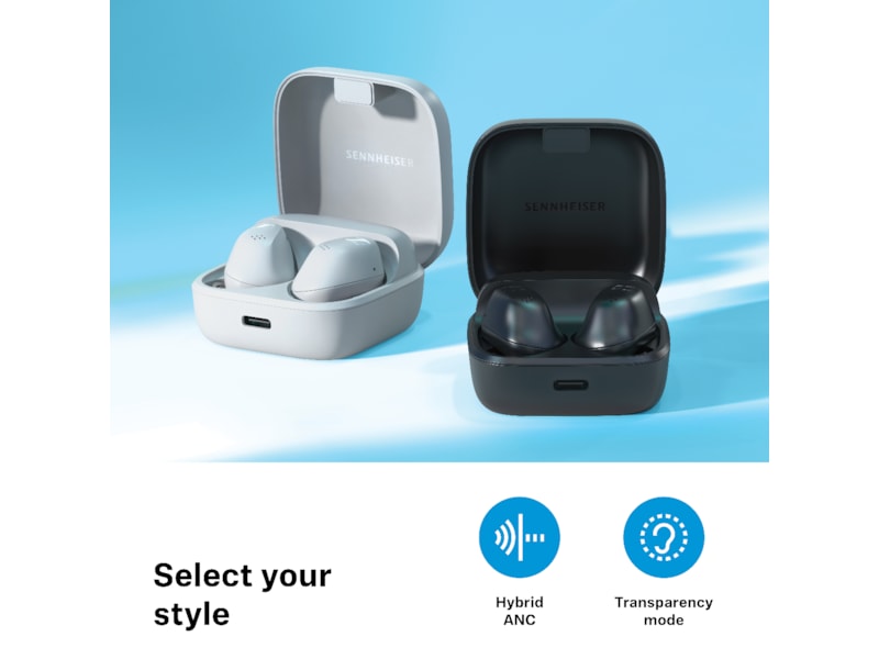 Sennheiser Accentum True Wireless trådløse høretelefoner, Earbuds (hvid) In-ear høretelefoner