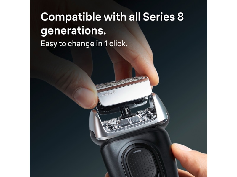 Braun Series 8 ORIGINALT Reservehoved 83M Tilbehør til barbermaskiner