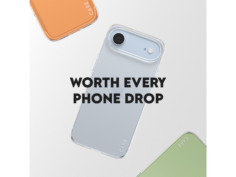 PanzerGlass CARE iPhone Air Fashion Silikone cover (gennemsigtig) Mobilcover