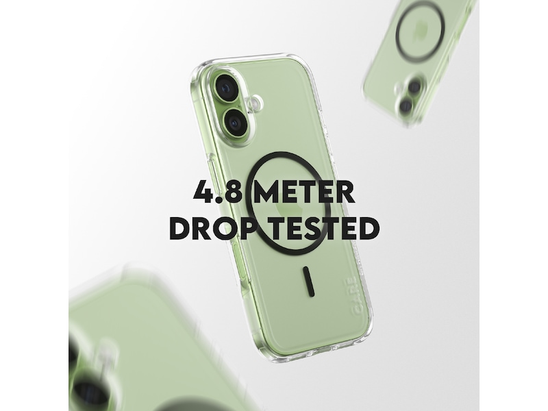 PanzerGlass CARE iPhone 17 Urban Explorer cover (gennemsigtig/sort) Mobilcover