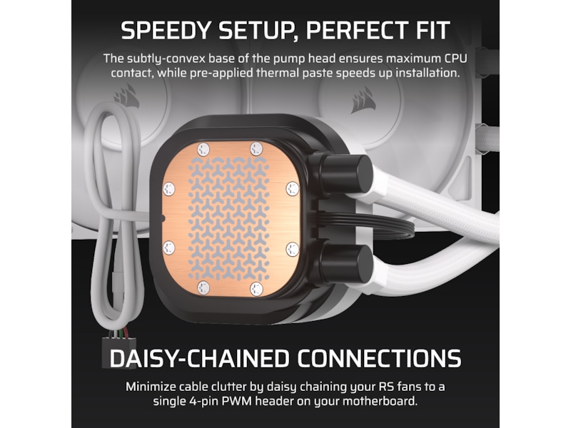 Corsair Nautilus 360 RS LCD Køler (hvidt) CPU - Vandkøling
