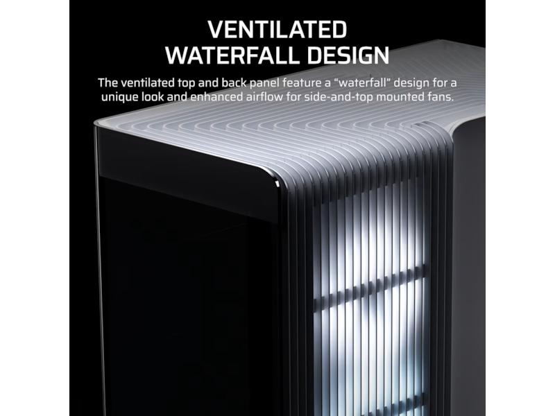 Corsair FRAME 4500X LX-R RGB Mid Tower (hvidt) Midi Tower