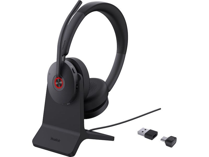 Yealink BH74 Trådløst On-Ear Headset med Stand Headset