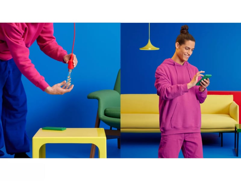 WiZ Clear 40W ST64 E27 RGB-pære LED-pærer & elpærer