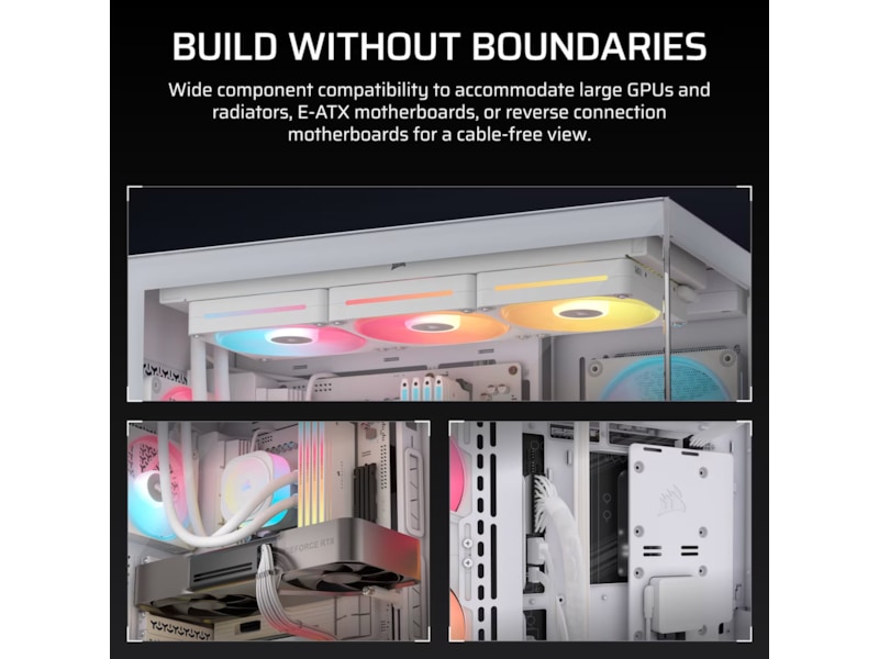 Corsair 3500X LXR LINK Mid Tower (hvidt) Midi Tower