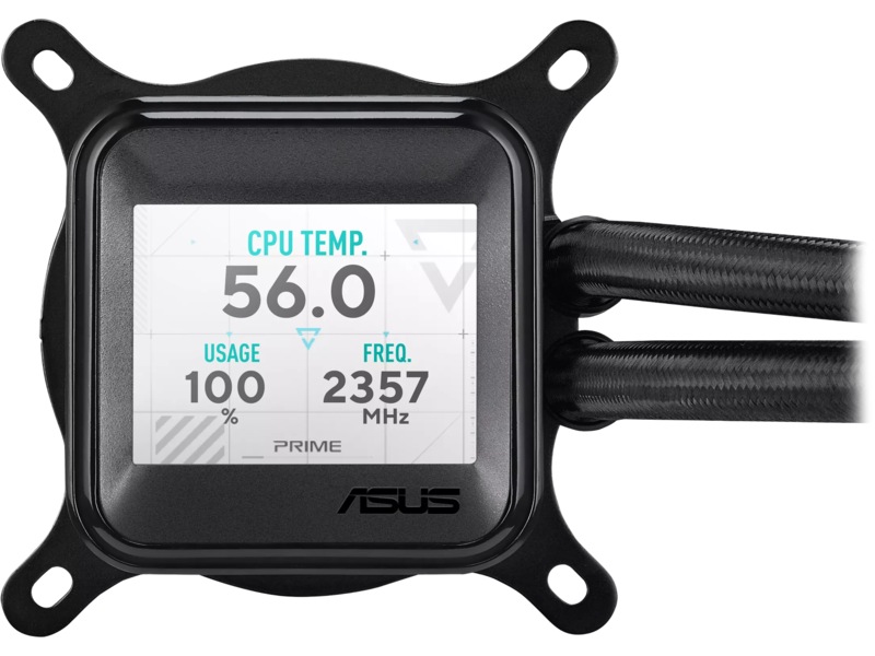 Asus Prime LC 360 ARGB LCD Køler (sort) CPU - Vandkøling