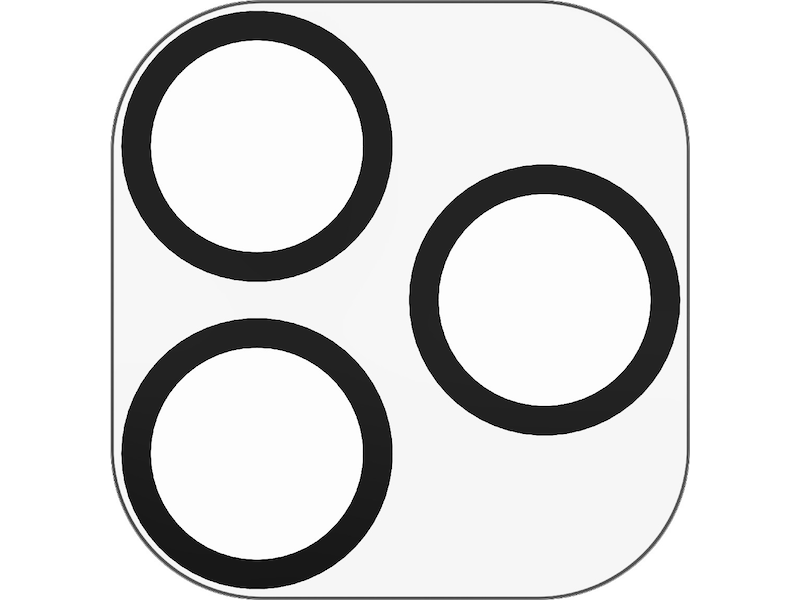 InvisibleShield Glass Elite iPhone 17 Pro/Pro Max Linsebeskytter (sort) Skærmbeskyttelse mobiltelefon