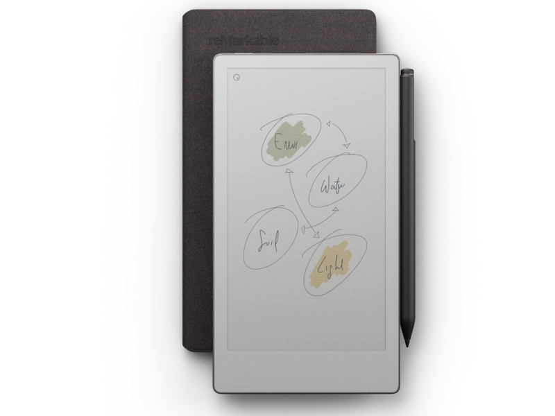 reMarkable Paper Pro Move 7.3" inkl. Marker Plus & Book Folio (basalt) Digitale paper & tilbehør