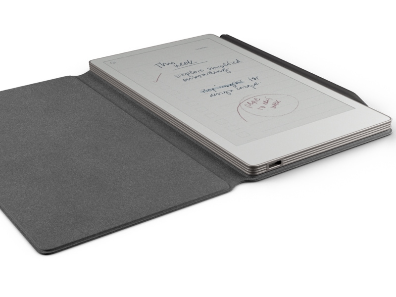 reMarkable Paper Pro Move 7.3" inkl. Marker Plus & Book Folio (sort skinn) Digitale paper & tilbehør