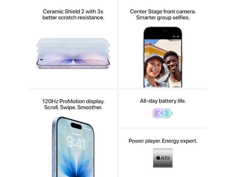 iPhone 17 512GB (støvet lysblå) Mobiltelefoner