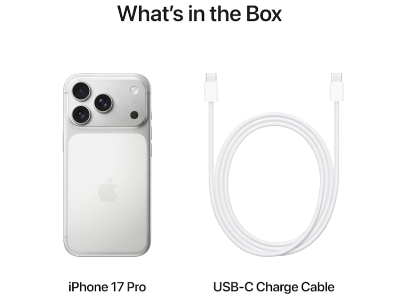 iPhone 17 Pro 1TB (sølv) Mobiltelefoner