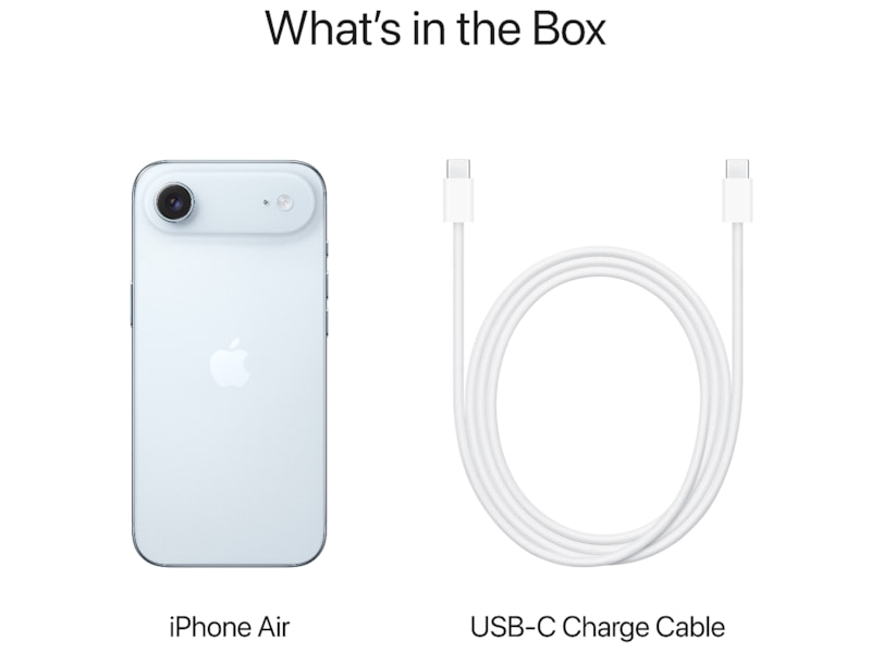 iPhone Air 512GB (himmelblå) Mobiltelefoner