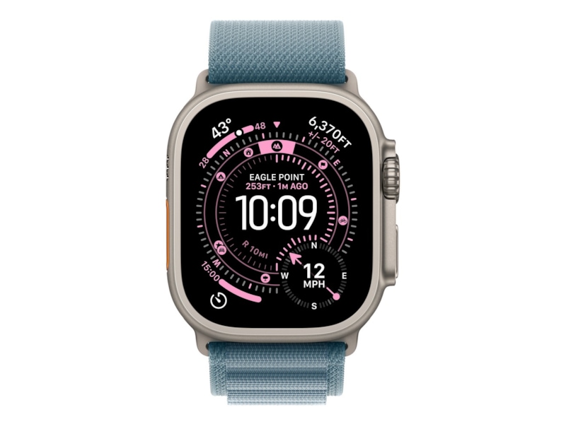 Apple Watch Ultra 3 49mm GPS + LTE Titan (naturlig) Smartwatches