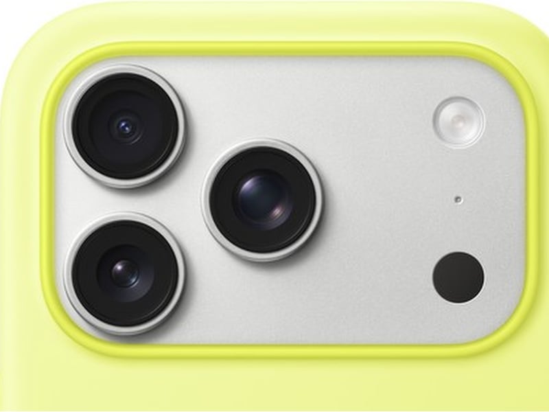 Apple iPhone 17 Pro Silikonecover (neongul) Mobilcover